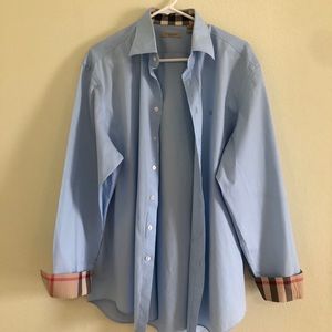 Burberry button down shirt